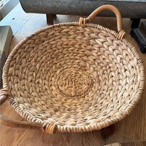 Moving alert!🚨 Woven Basket with Handles